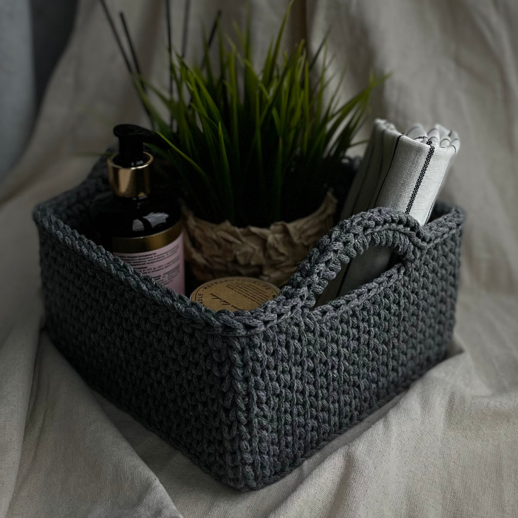 Корзинка для хранения с ручками