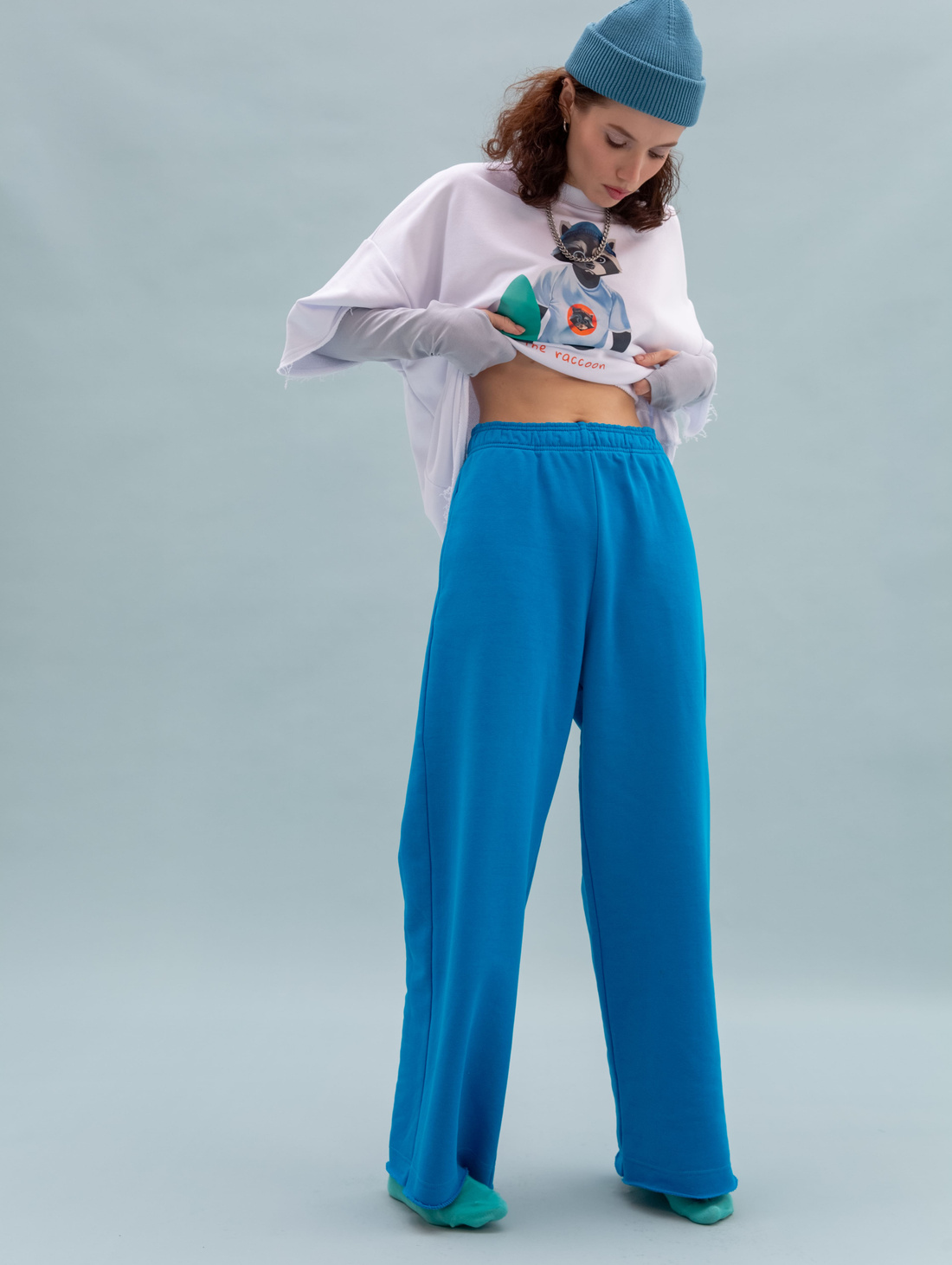 Брюки PANTS FIRST BLUE - фотография товара