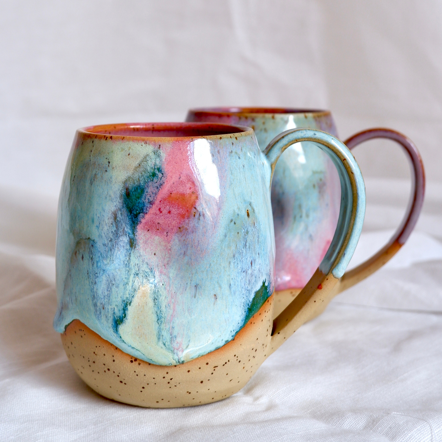 Кружка керамическая "Волна" - фотография товара