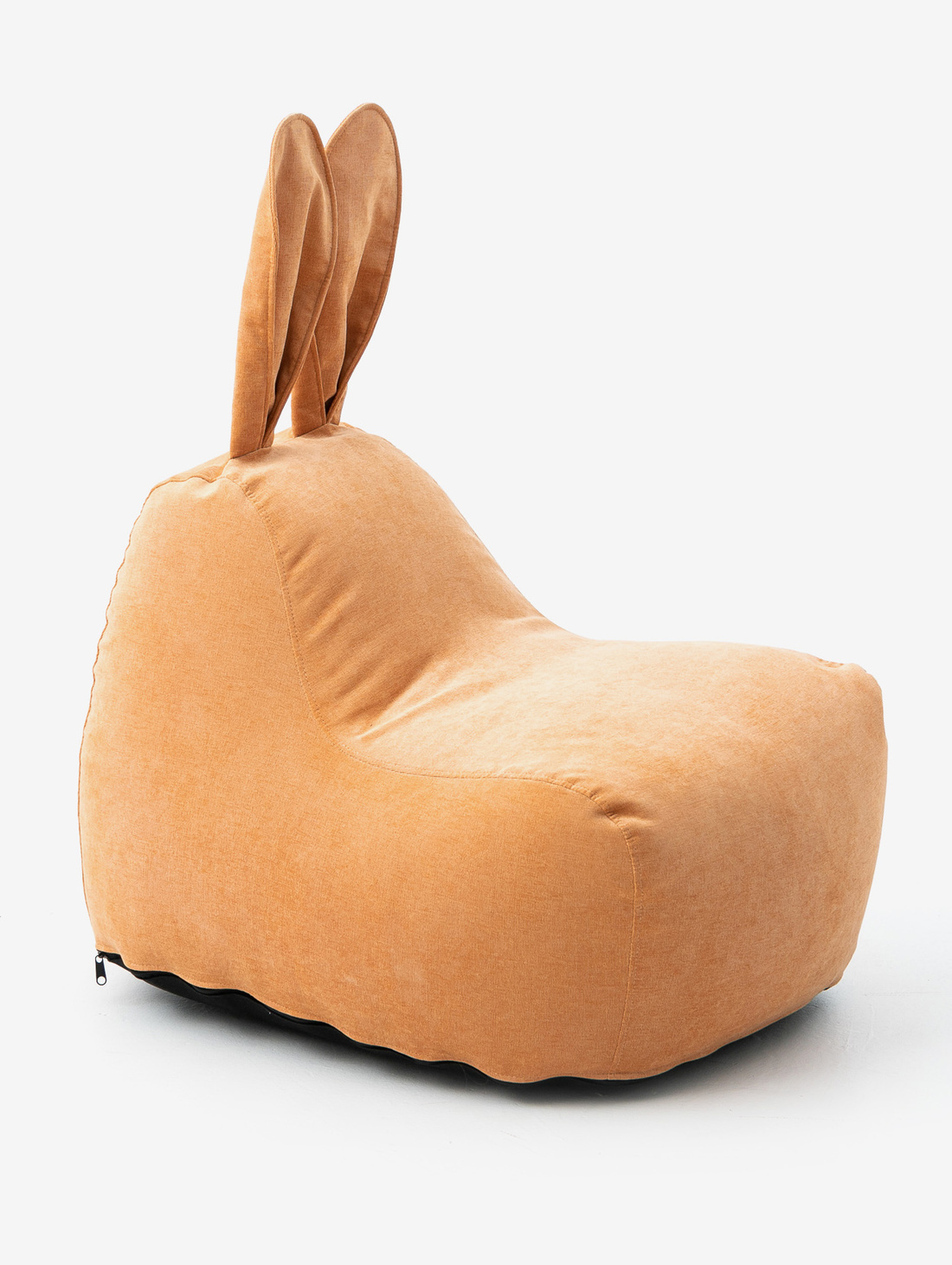 Пуф "Заяц" Small Baby,  в велюре Оранжевый - фотография товара