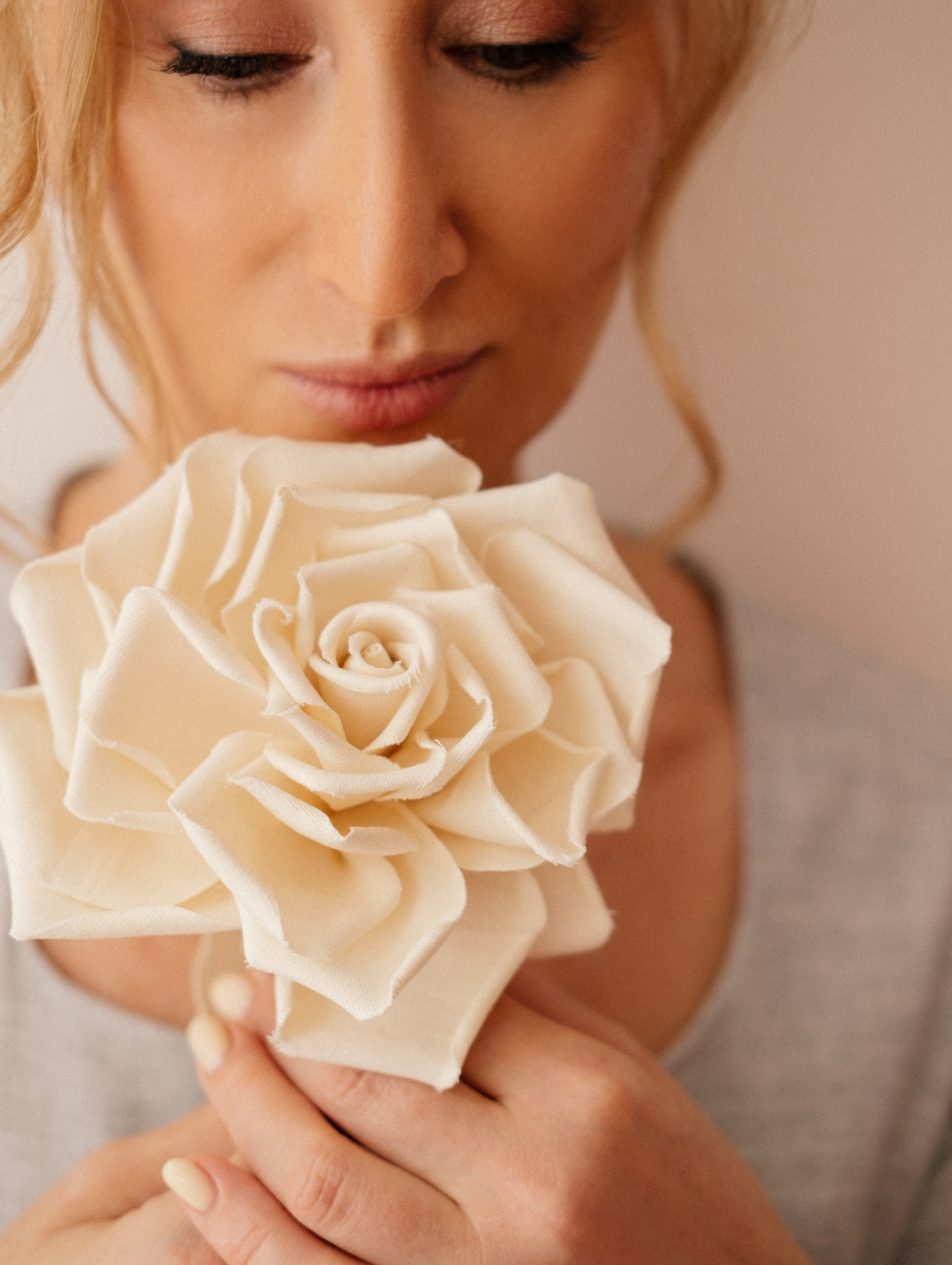 Брошь-цветок "Роза" - фотография товара