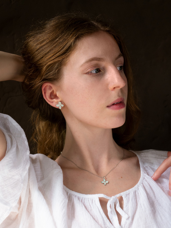 Подвеска "Голубая сирень"