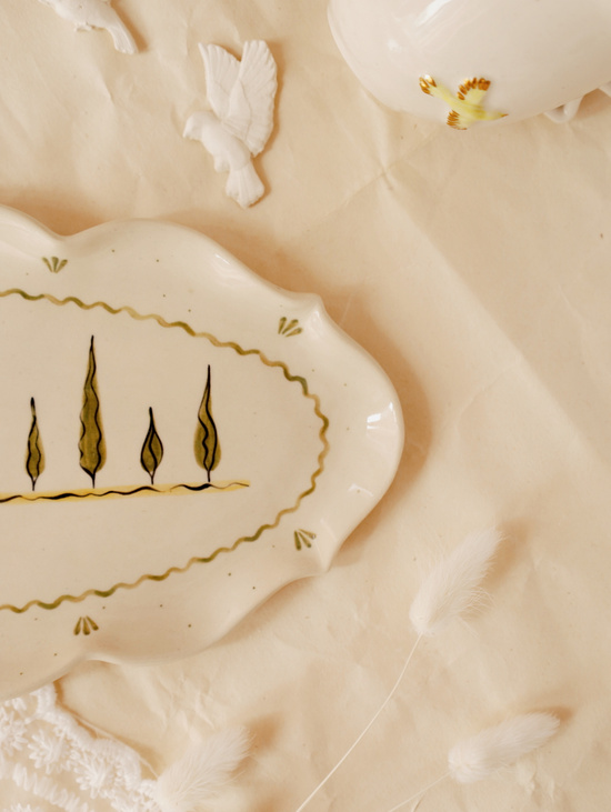 Блюдо "Кипарис"