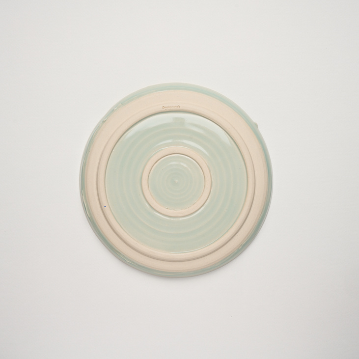 Тарелка Umami несовершенная, бирюзового цвета