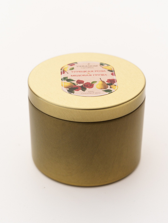 Ароматическая свеча "Турецкая роза&Медовая груша" travel