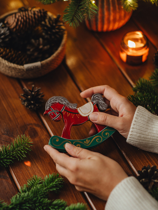 Ёлочная игрушка "Лошадка"