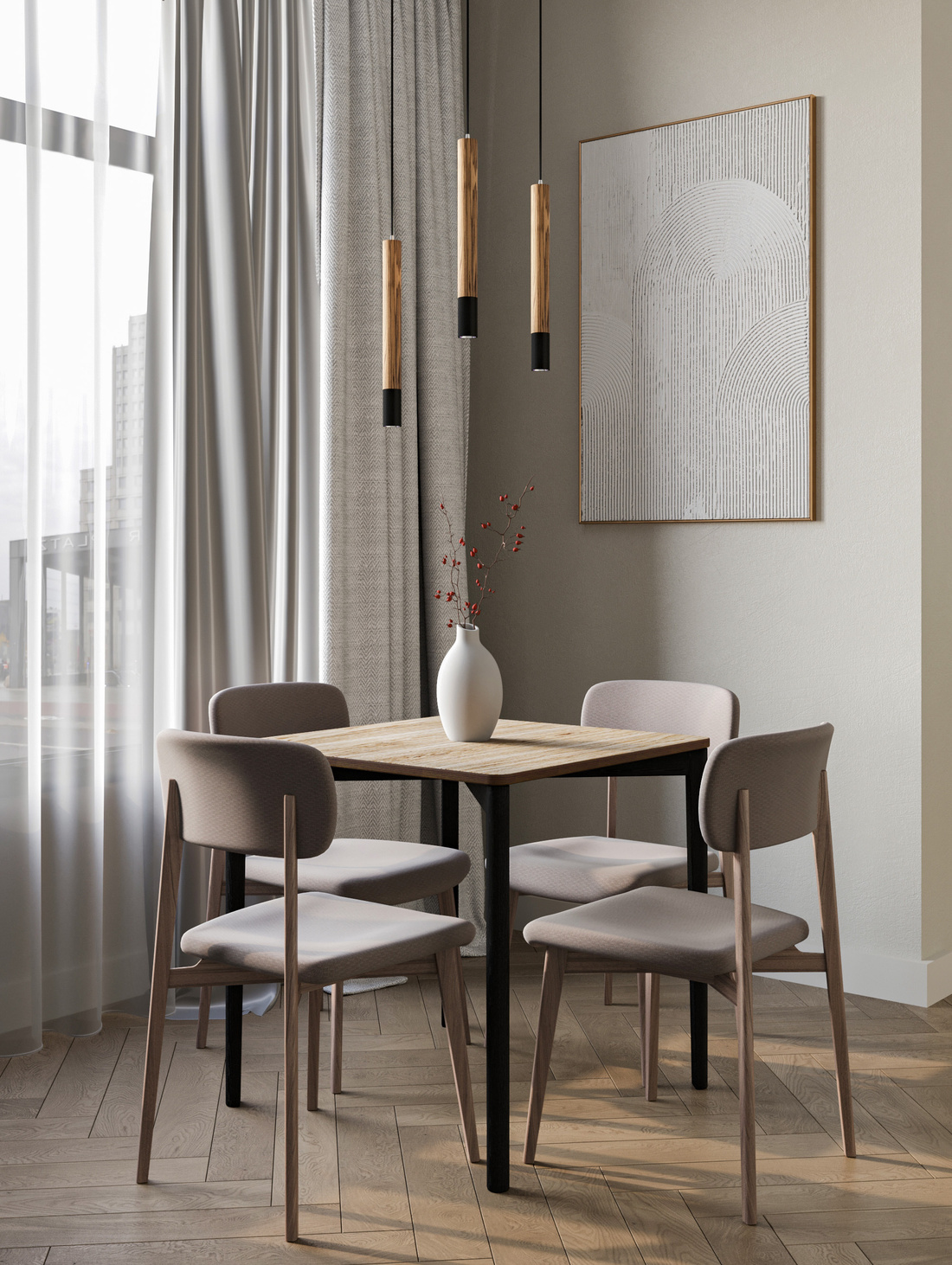 Стол TBL750 black legs - фотография товара