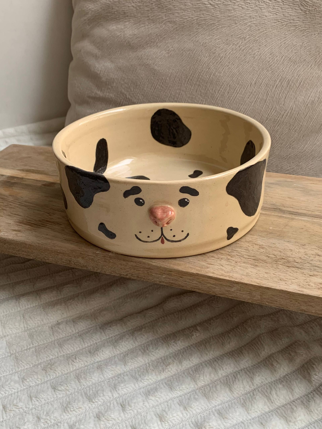 Тарелка глубокая/миска "Собака" - фотография товара