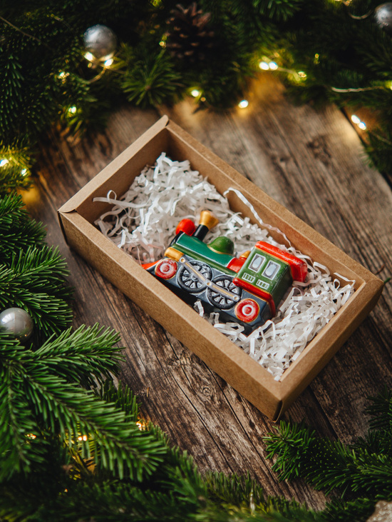 Ёлочная игрушка "Паровоз"