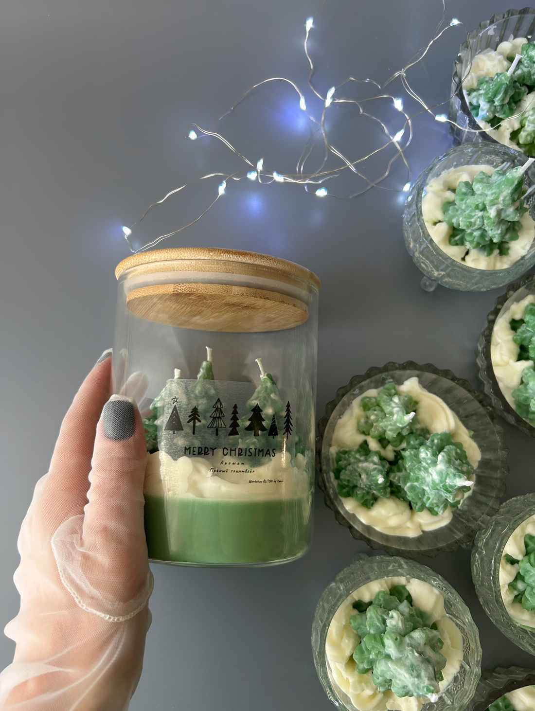 Свеча сказочный лес - фотография товара