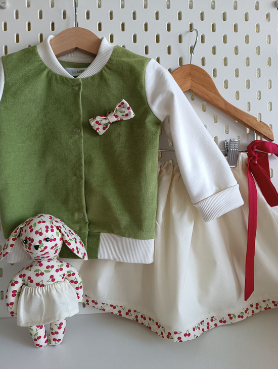 Подарочный набор одежды "Вишенка" для девочки