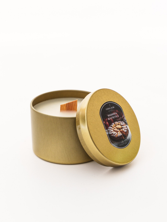 Ароматическая свеча "Мамина шарлотка" travel