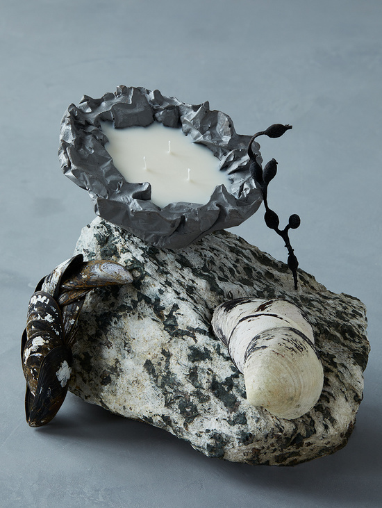Аромасвеча "Oyster Candle" Графит