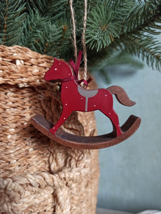 Елочная игрушка "Лошадка Звездочка" малая