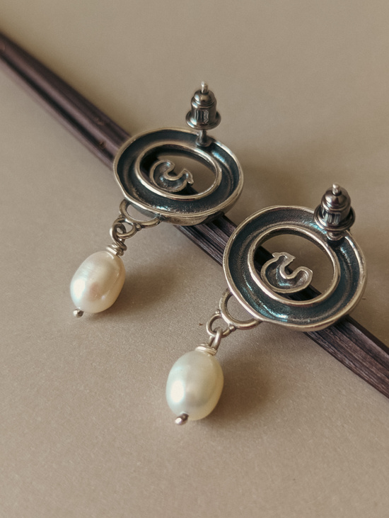 Серьги "Бублики"