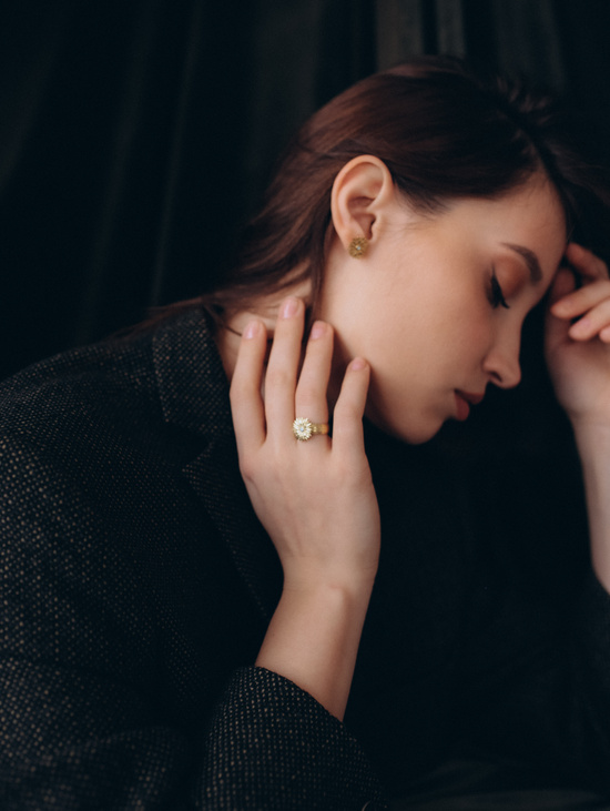 Серьги "Астры"