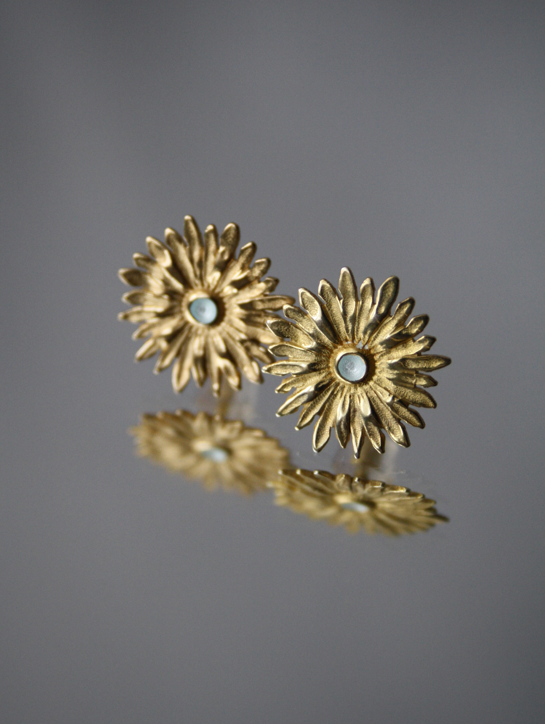 Серьги "Астры" - фотография товара