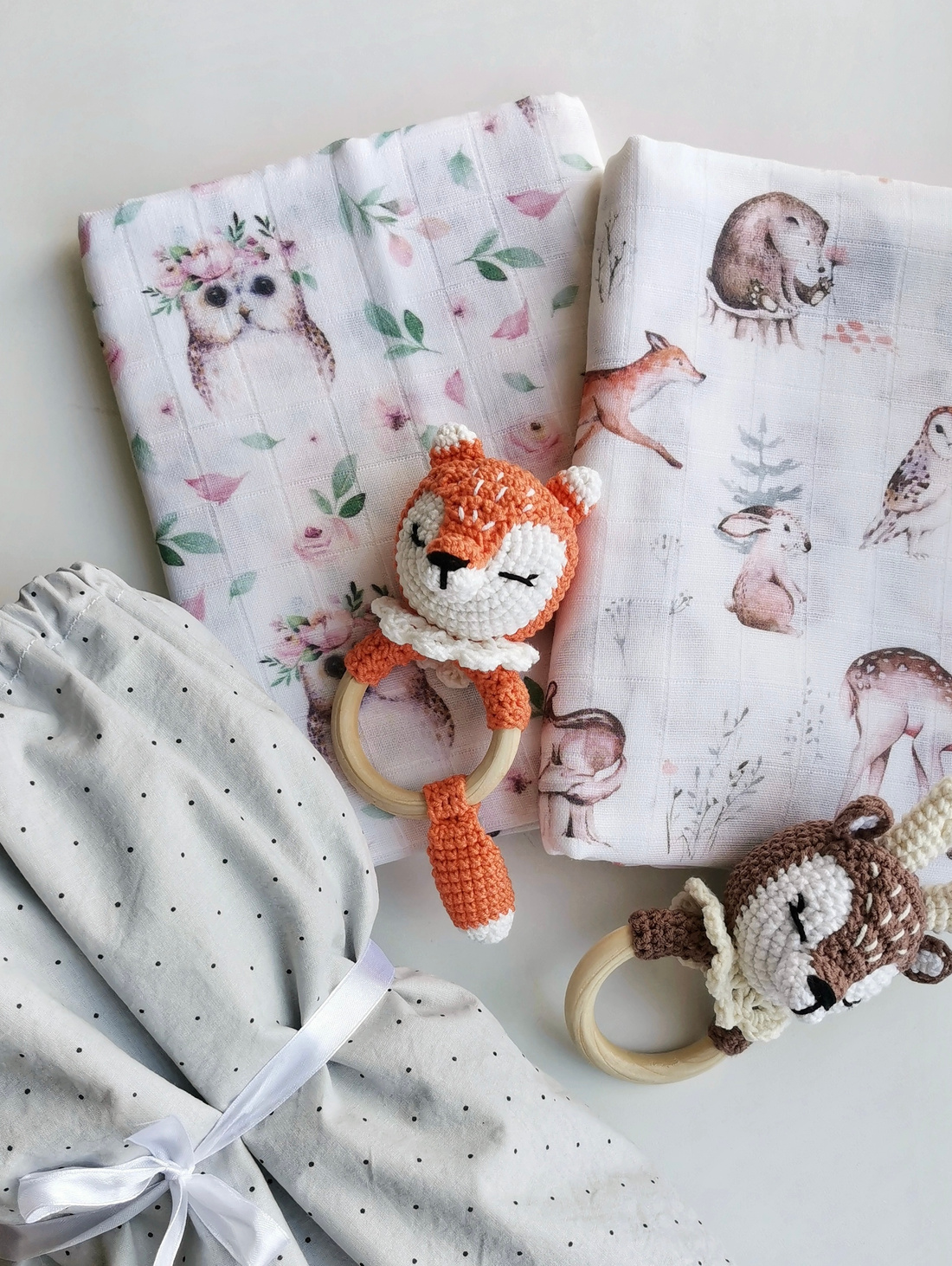 Погремушка-грызунок Лисичка - фотография товара