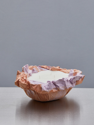 Аромасвеча "Oyster Candle" Оранжевый / Розовый