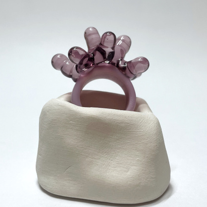 Кольцо ROZHKI lavender