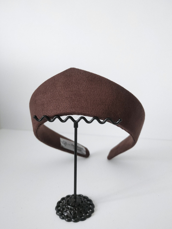 Ободок-кокошник "Шоколад"