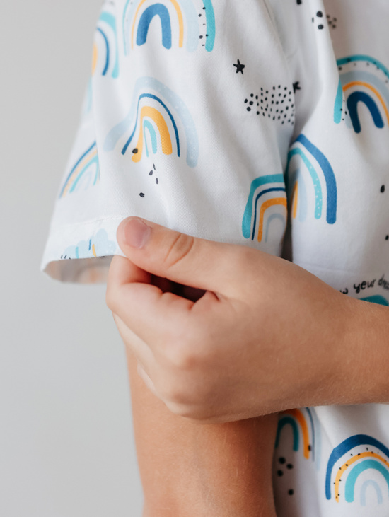 Рубашка для мальчика "Радуга"