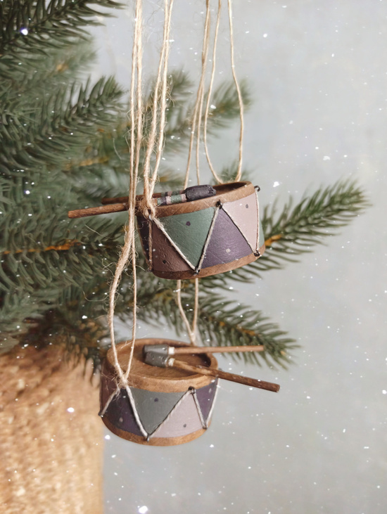 Елочная игрушка "Барабан"