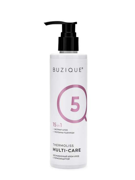 Крем Несмываемый с термозащитой для волос 15 в 1 BUZIQUE Thermoliss Multi-care