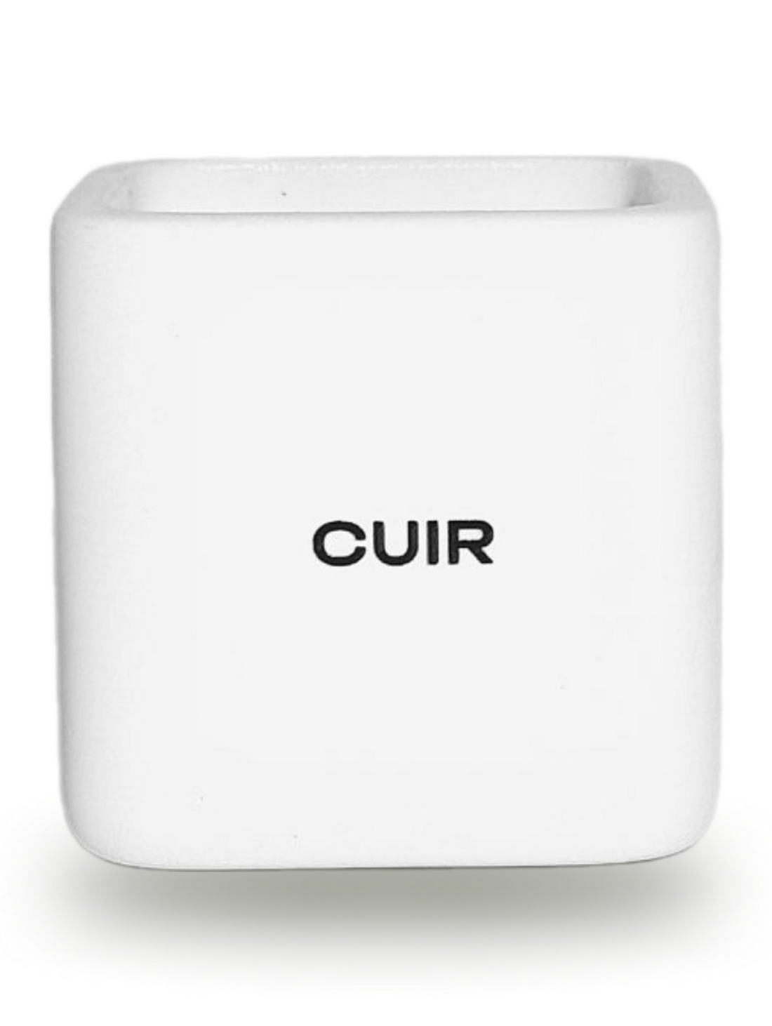 Парфюмированая аромасвеча CUIR, 100 мл. (белый стакан) - фотография товара