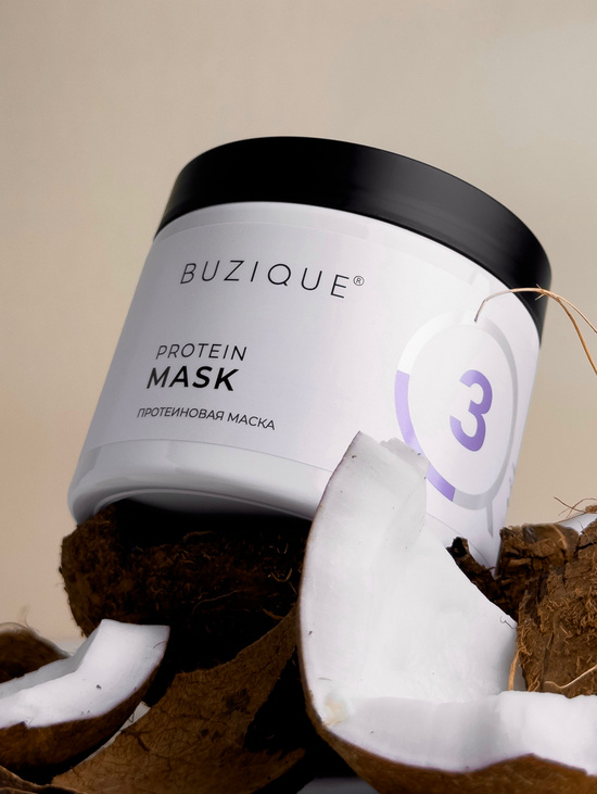 Маска BUZIQUE Protein Mask Протеиновая питательная маска для волос