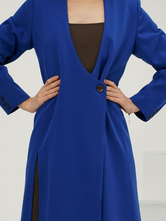 Жакет удлинённый (лазурь)