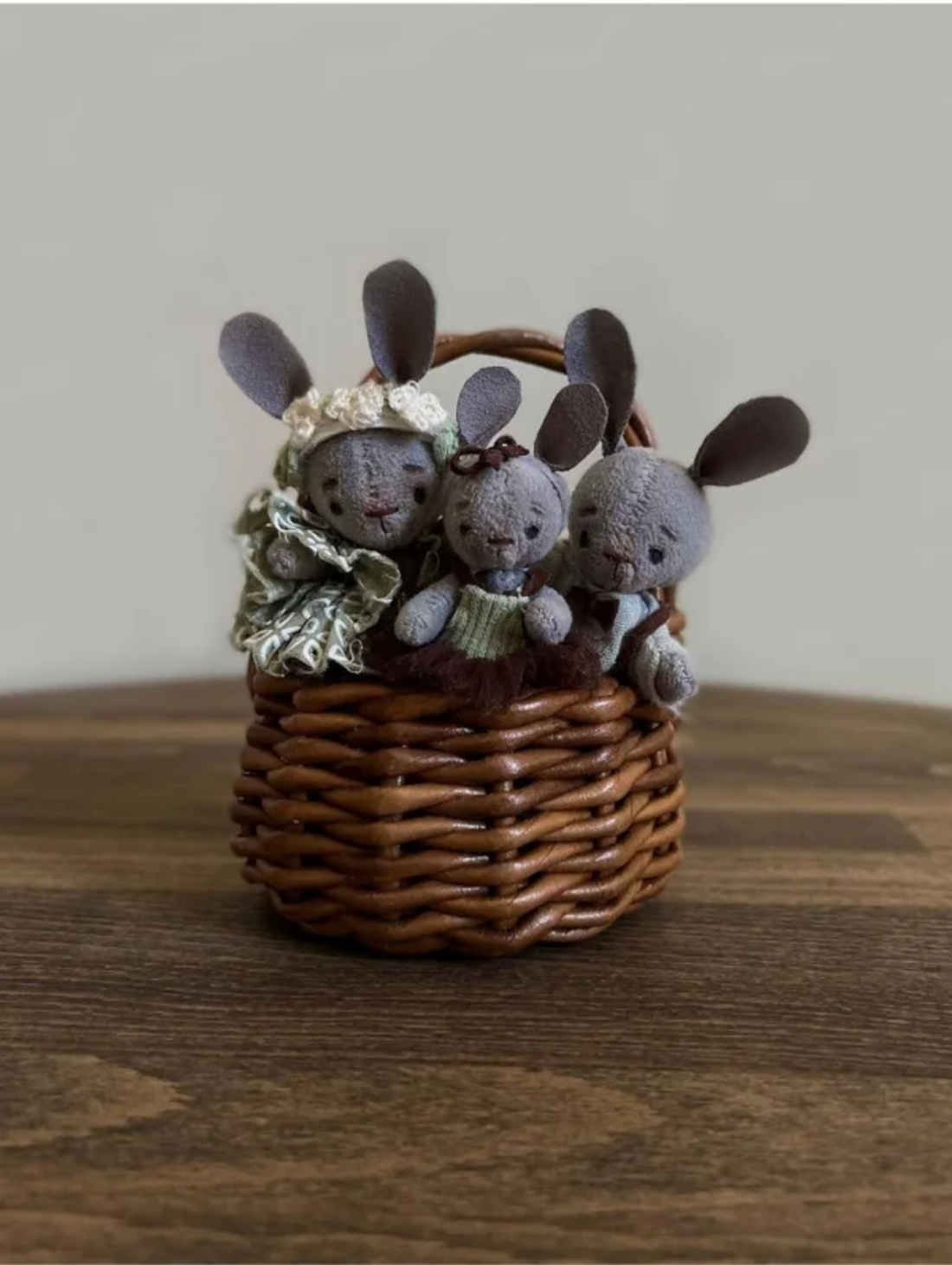 Игрушка "Семья зайки" - фотография товара