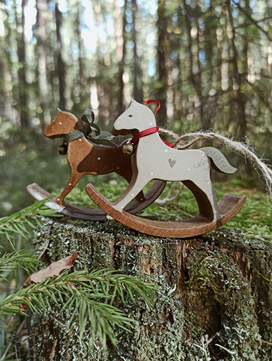 Елочная игрушка "Лошадка Звездочка" малая