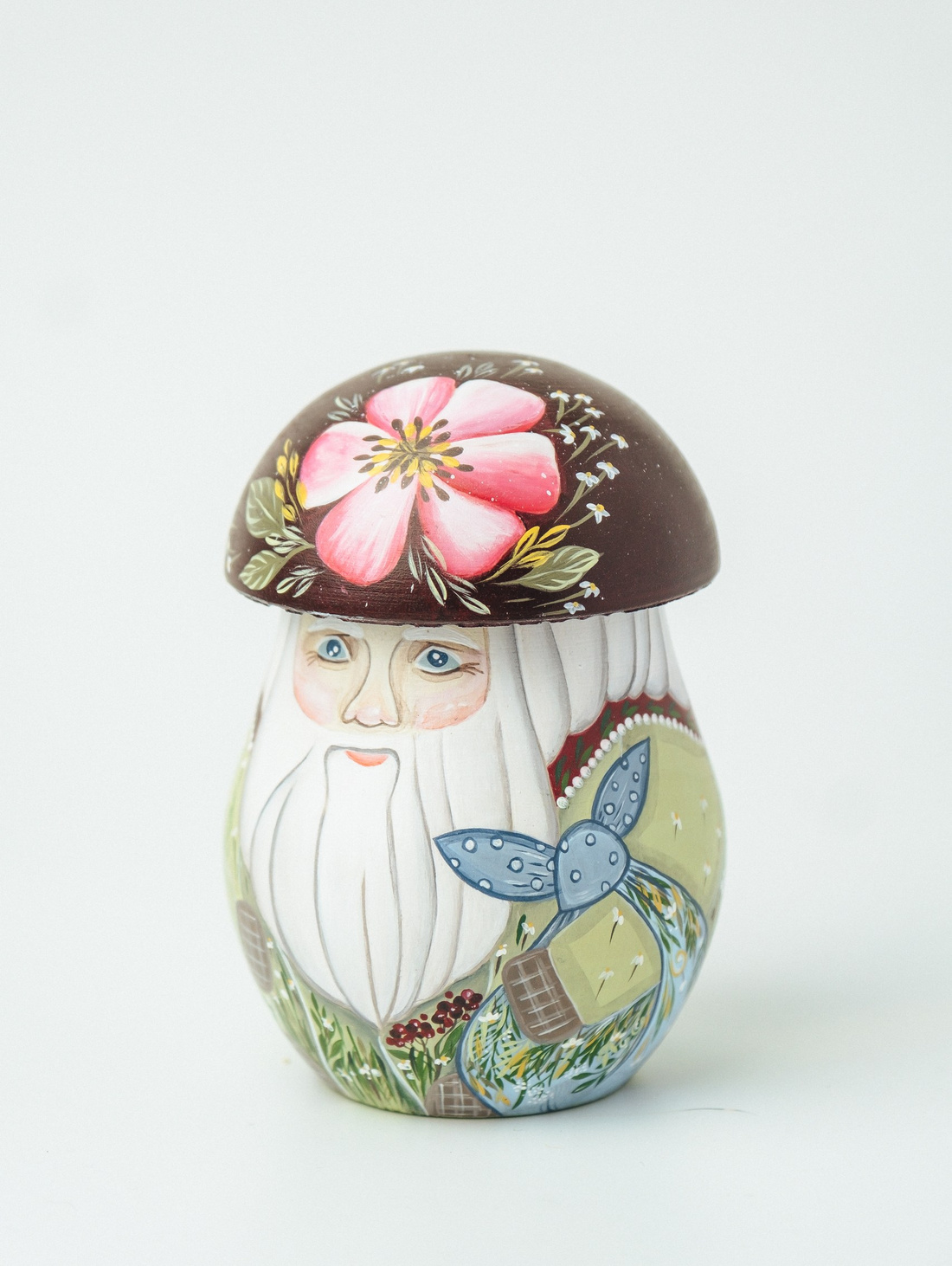 Гриб-шкатулка "Лесной старичок" - фотография товара