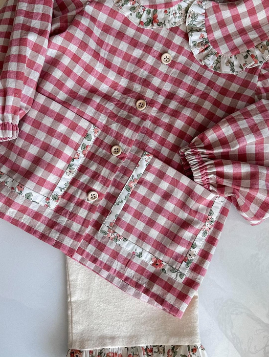 Костюм (блуза +брюки)