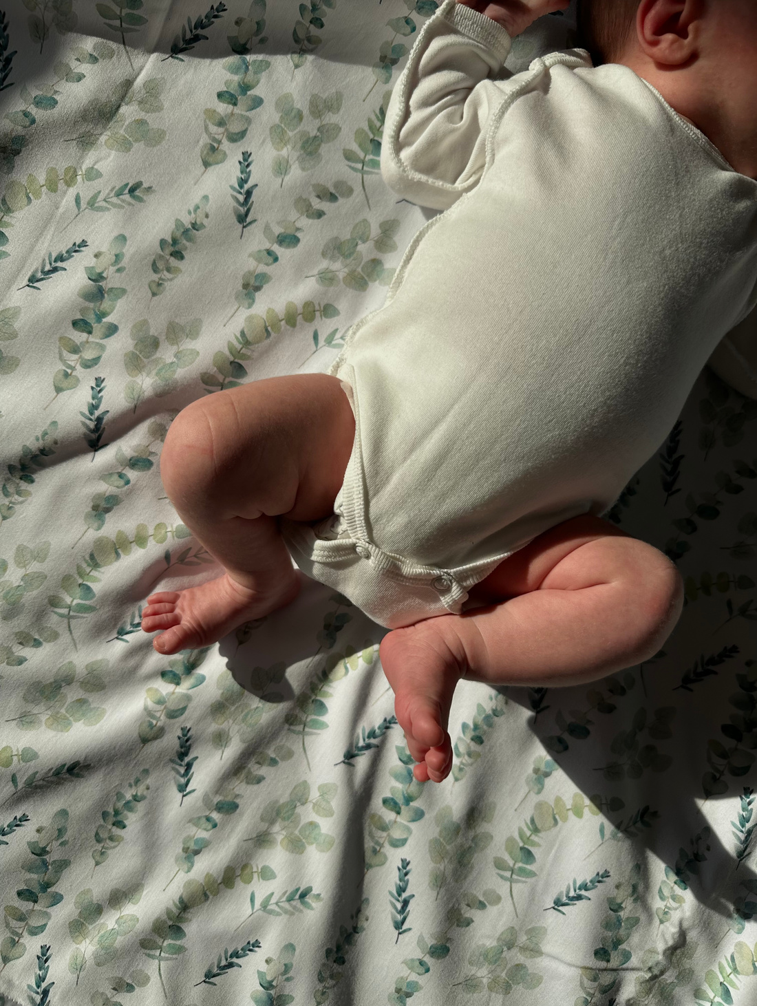 Непромокаемая пеленка "Эвкалипт" - фотография товара