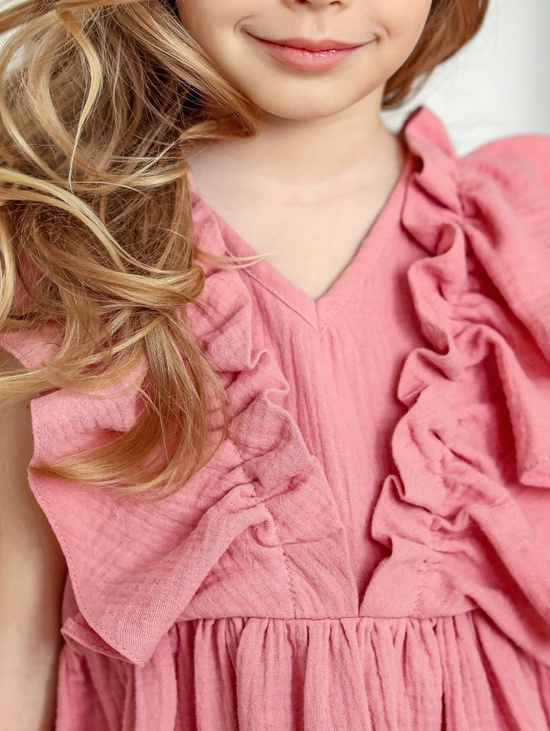 Муслиновое платье для девочки