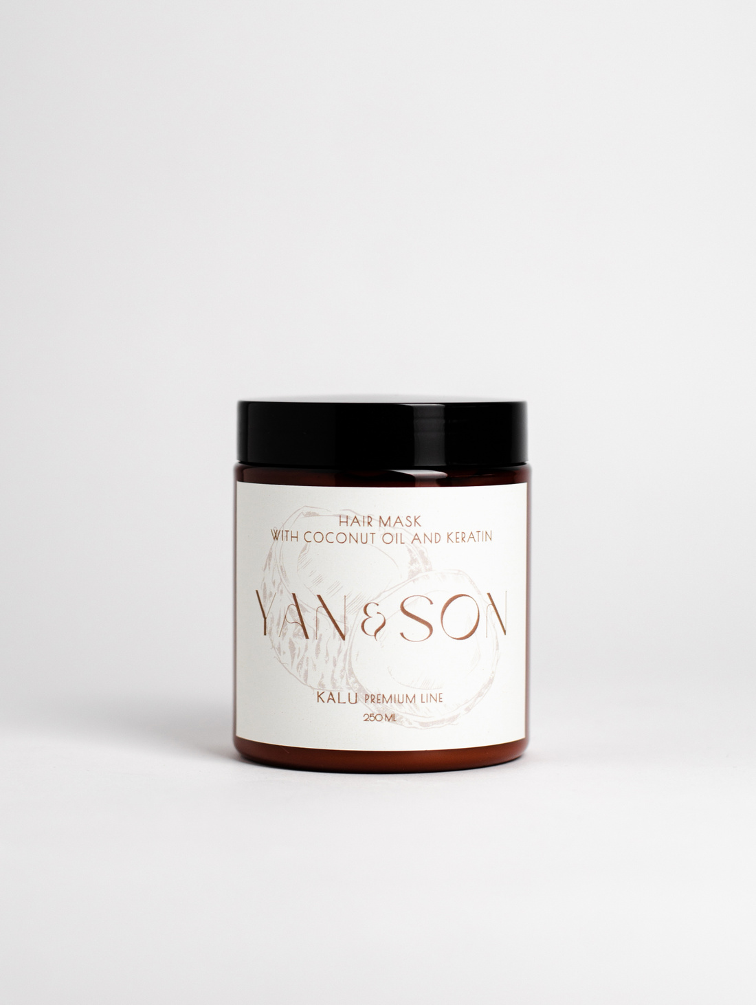 Маска для волос "Восстановление и питание с маслом кокоса, кератином, аминофорсом и экстрактом ромашки" - фотография товара