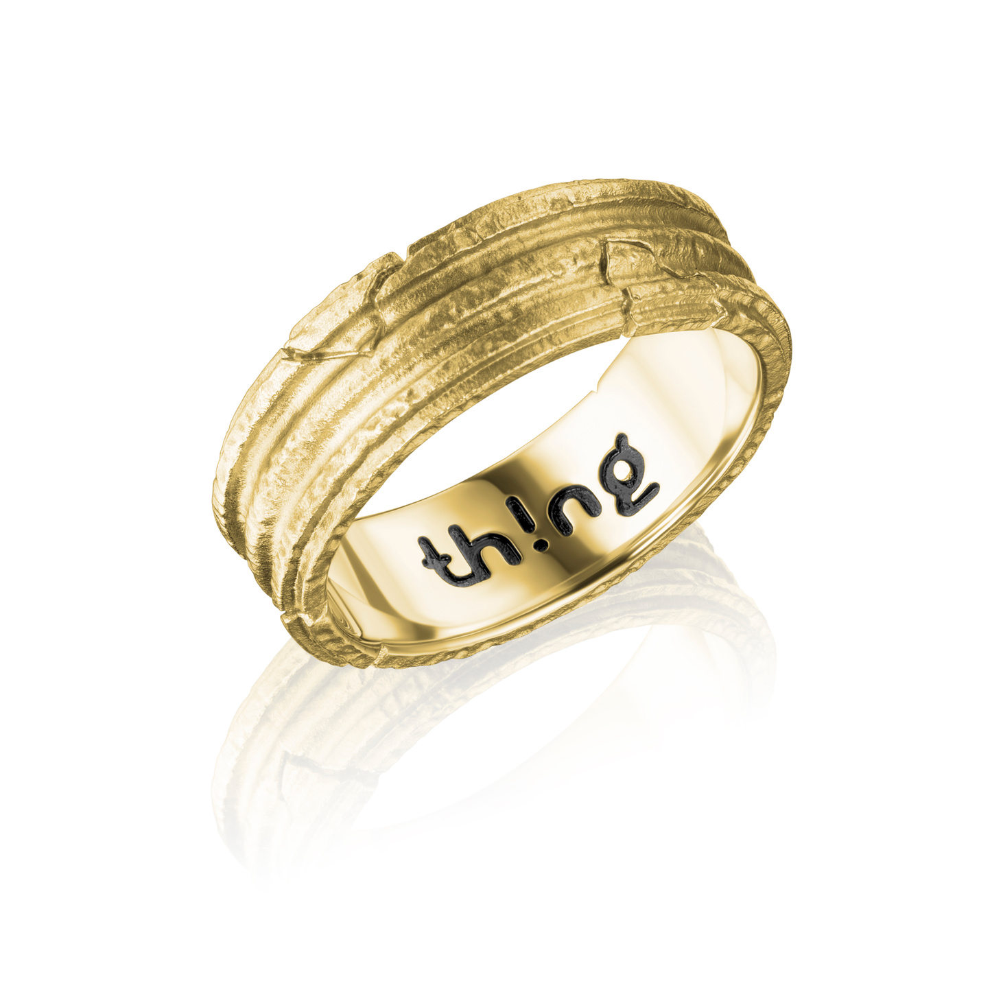 Оригинальное позолоченное серебряное кольцо CAPITEL GOLD - фотография товара