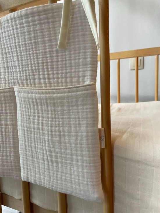 Органайзер на кроватку "Молочный"