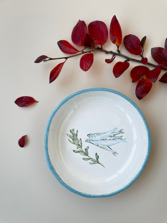Тарелка «Веточка розмарина»