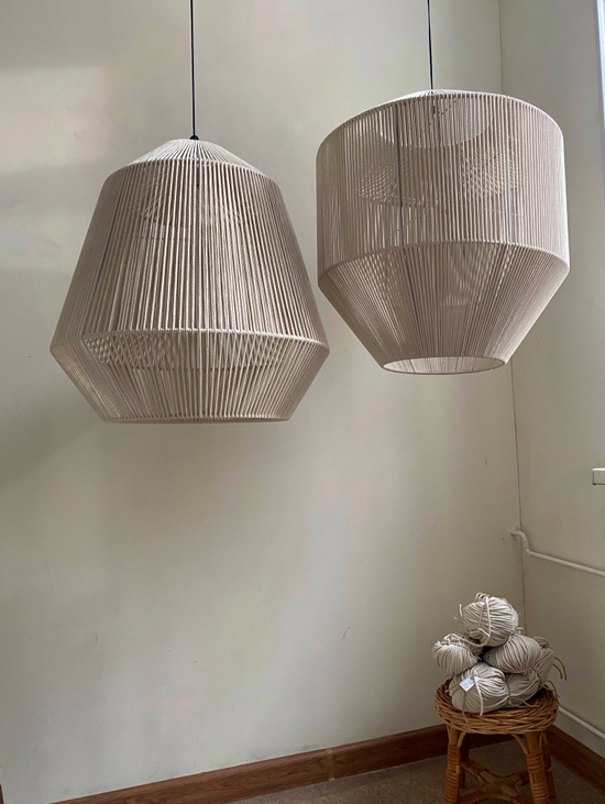 Светильник плетеный «Айвори»