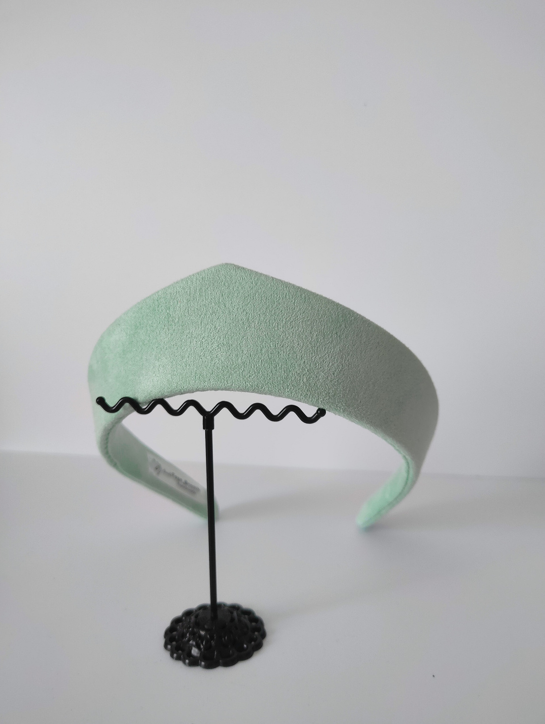 Ободок-кокошник "Мятный" - фотография товара