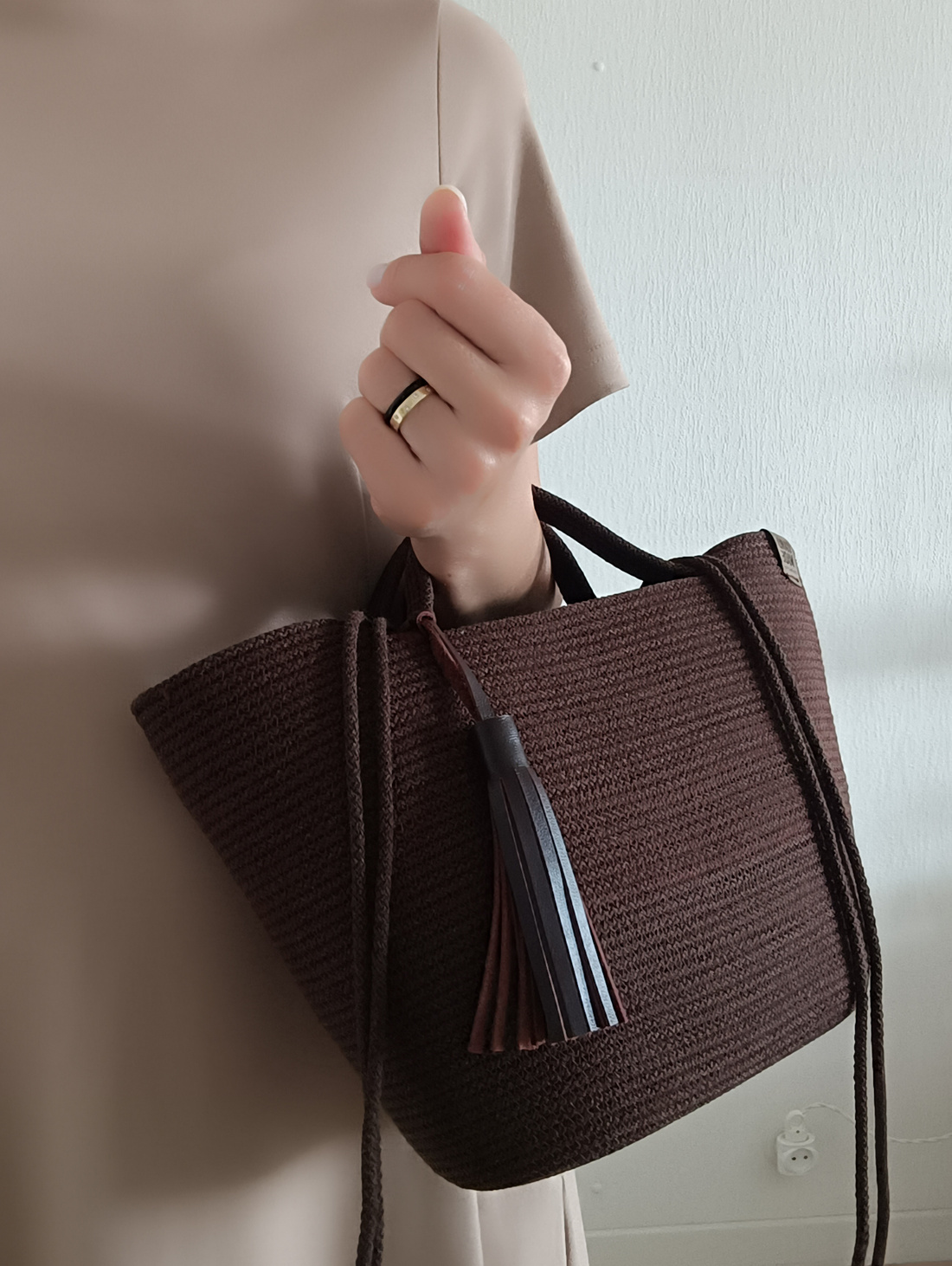 Сумка шопер для лета и осени - фотография товара