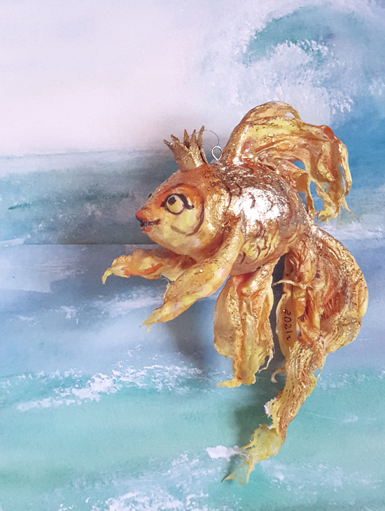 Набор из трëх персонажей "Сказка о Золотой Рыбке"