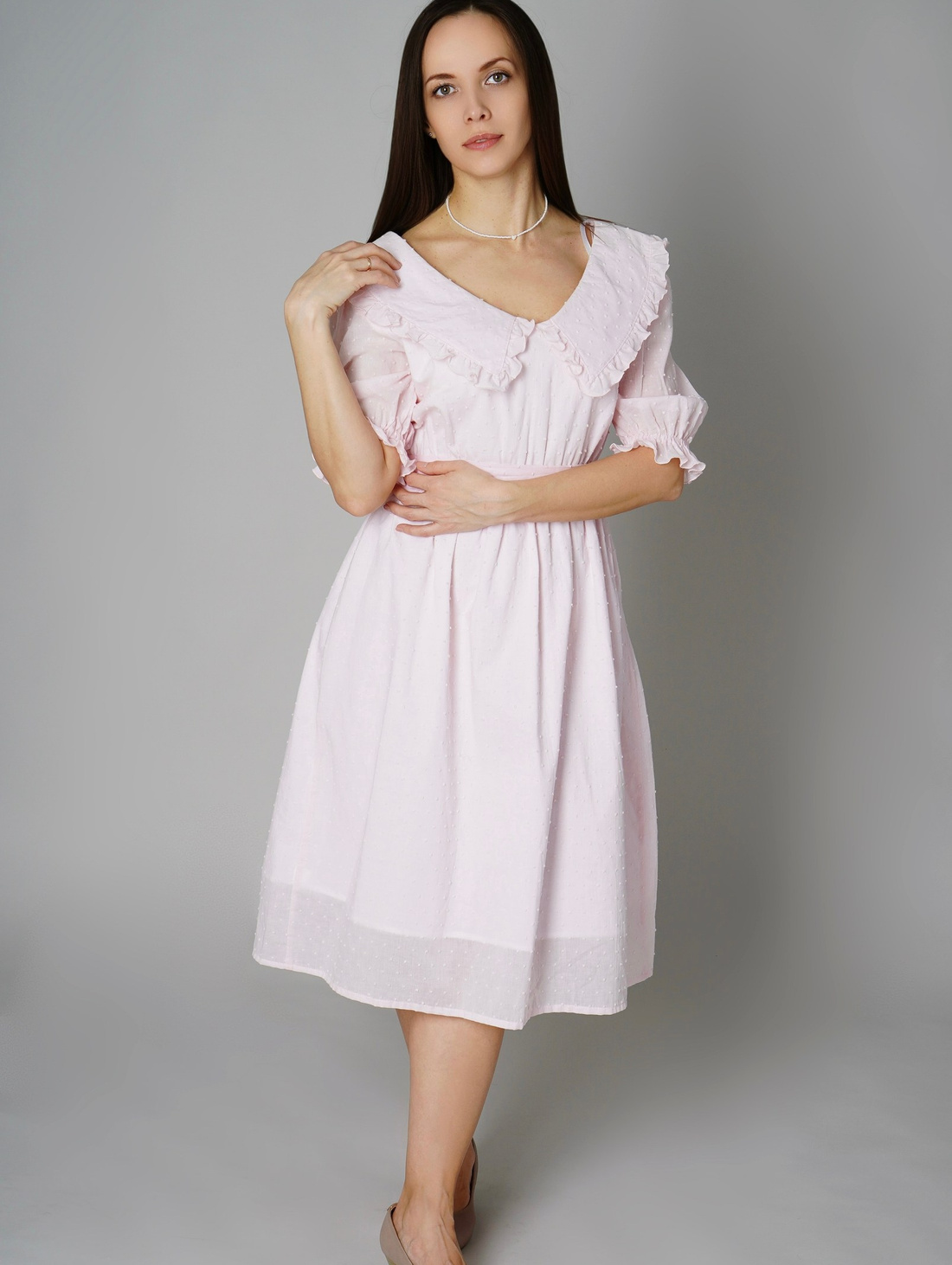 Платье женское "Азалия" из батиста - фотография товара