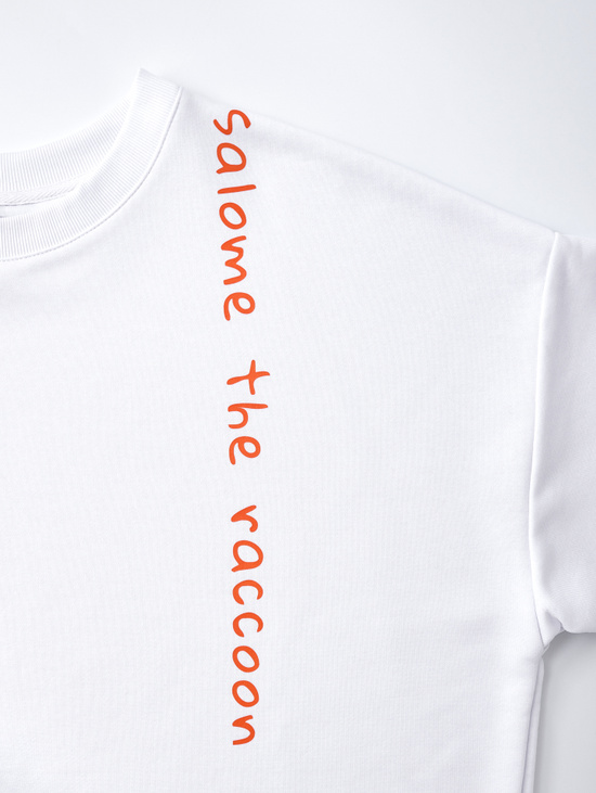 Свитшот SWEATSHIRT LONG SLEEVE NAME WHITE