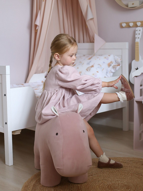 Детский пуфик-игрушка Бегемот