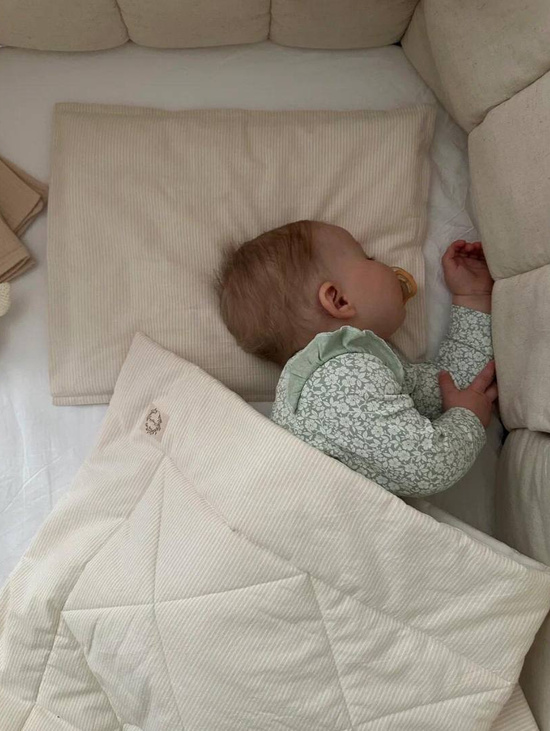 Set Newborn «Бежевая полоска» - фото товара