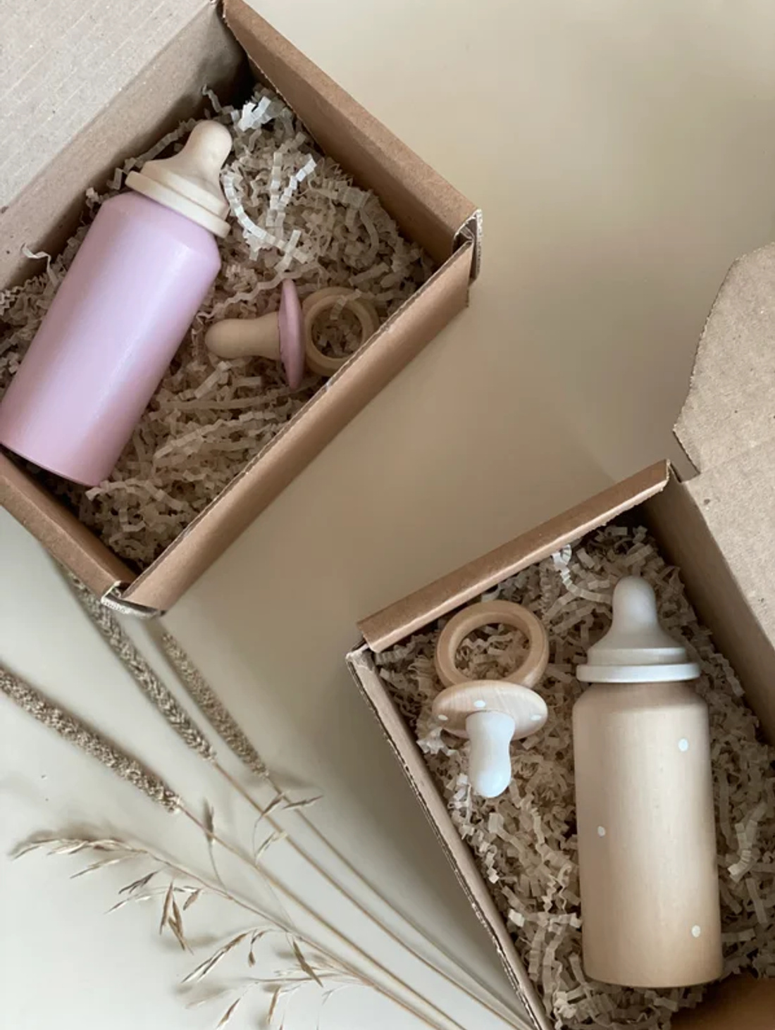 Бутылочка и соска для куклы - фотография товара